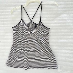 GAP summery top navy stripes